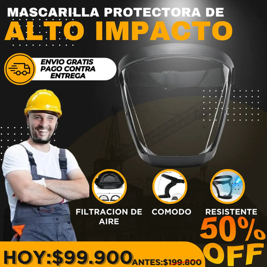 MASCARILLA PROTECTORA DE ALTO IMPACTO