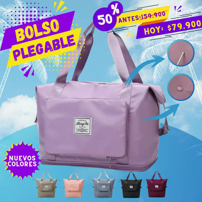 bolso expandible  viajero