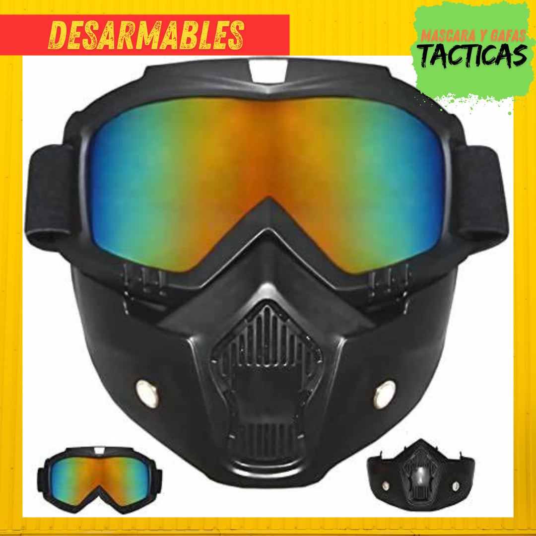 GAFAS TACTICAS TIPO MÁSCARA