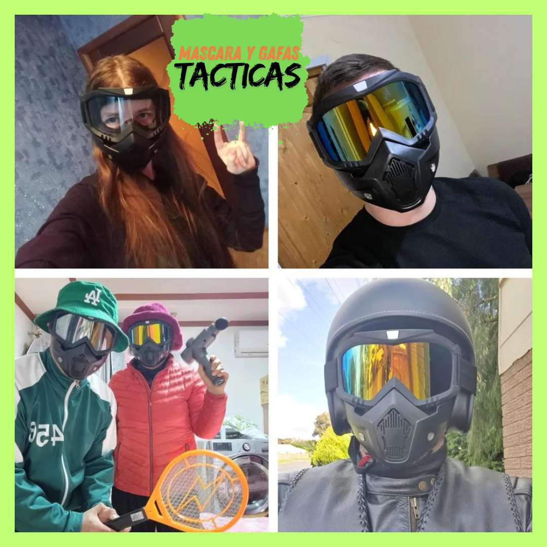 GAFAS TACTICAS TIPO MÁSCARA