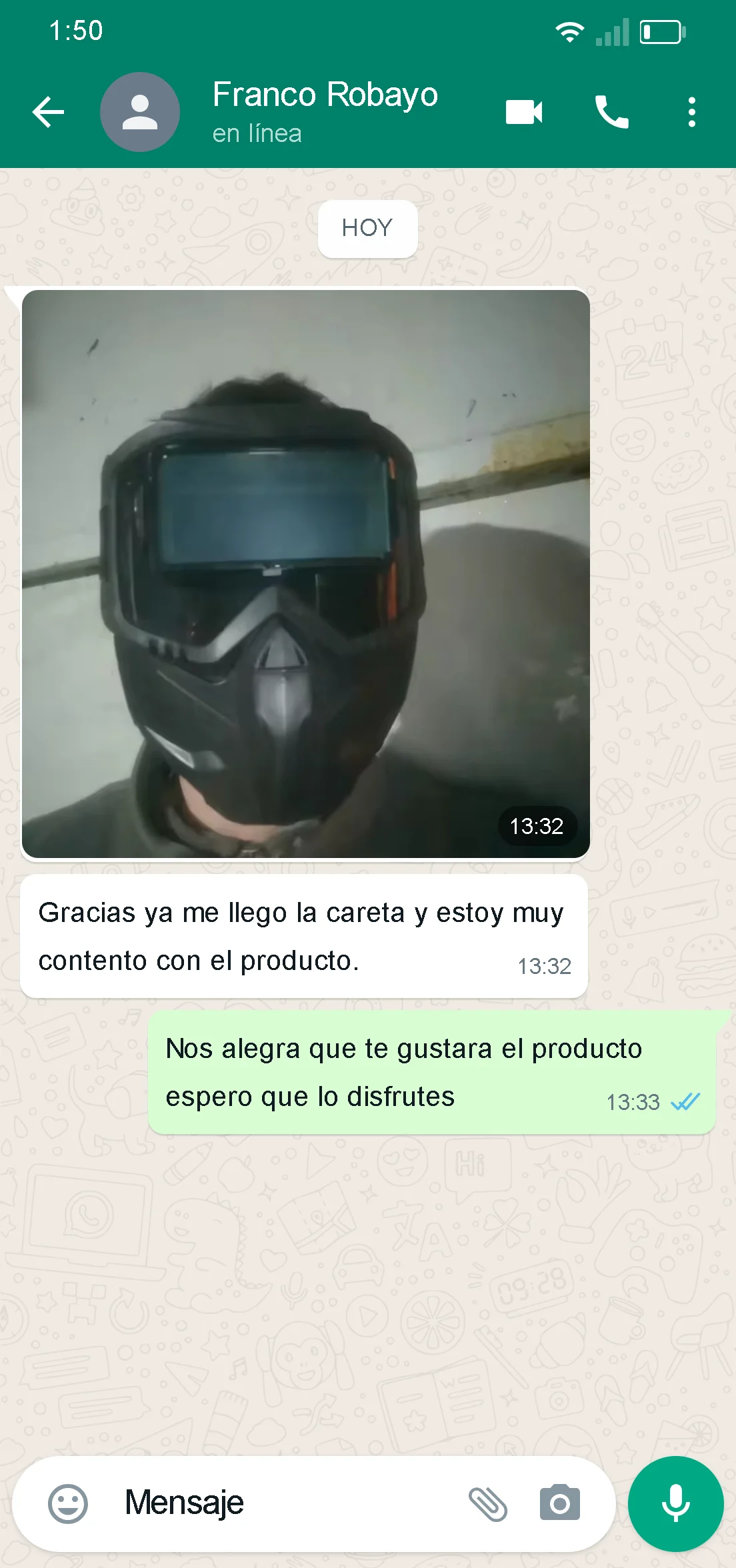 testimonio careta soldar